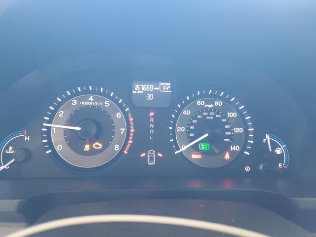 5FNRL5H40DB026656 - 2013 HONDA ODYSSEY EX GRAY photo 9