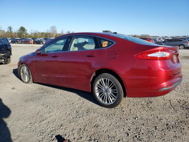 3FA6P0HD4ER217089 - 2014 FORD FUSION SE RED photo 2