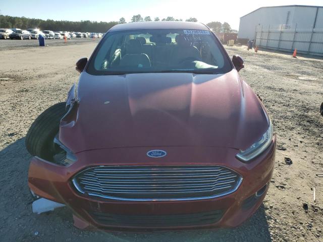 3FA6P0HD4ER217089 - 2014 FORD FUSION SE RED photo 5