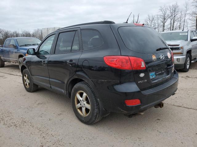 5NMSG13D58H142347 - 2008 HYUNDAI SANTA FE GLS BLACK photo 2