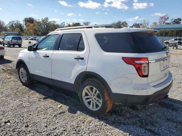 1FM5K8B89FGC57087 - 2015 FORD EXPLORER WHITE photo 2