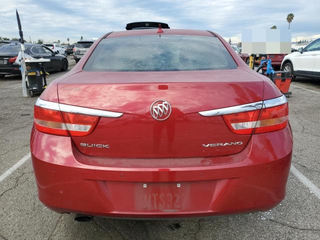 1G4PS5SKXC4199572 - 2012 BUICK VERANO RED photo 6