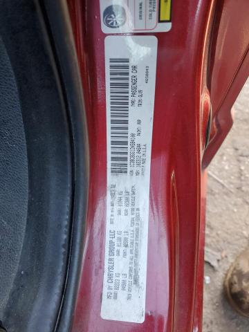 1C3BCBGG1DN584100 - 2013 CHRYSLER 200 S RED photo 12