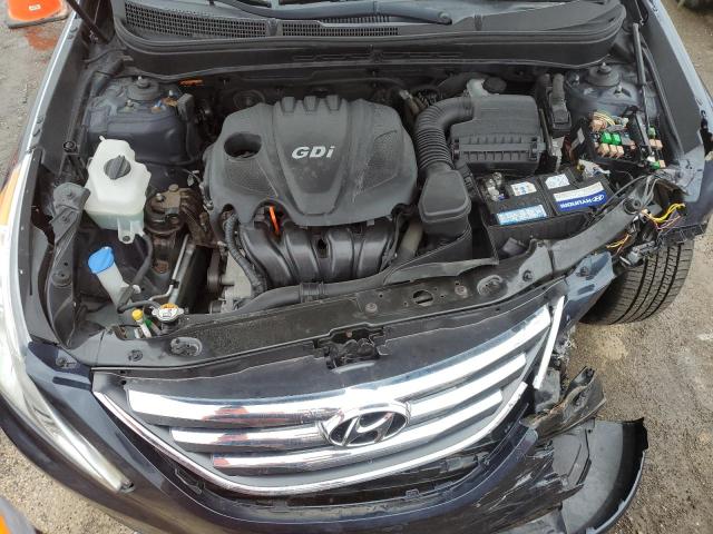 5NPEC4AC0EH827228 - 2014 HYUNDAI SONATA SE BLUE photo 11