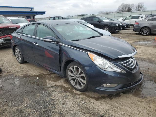 5NPEC4AC0EH827228 - 2014 HYUNDAI SONATA SE BLUE photo 4