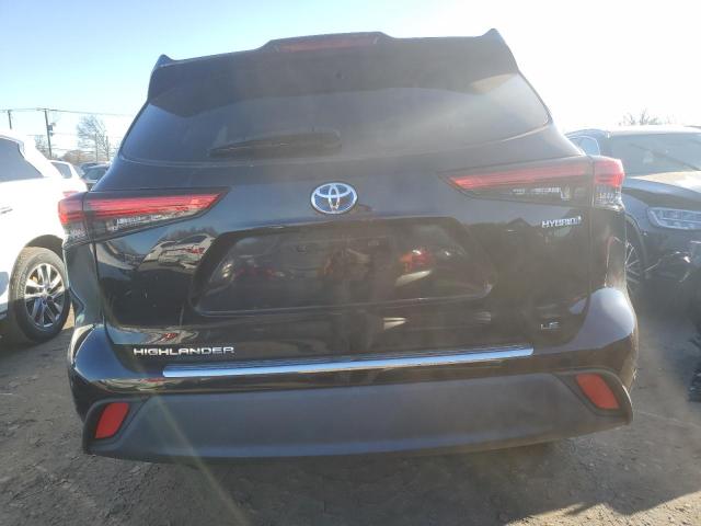 5TDBBRCH2LS512840 - 2020 TOYOTA HIGHLANDER HYBRID LE BLACK photo 6