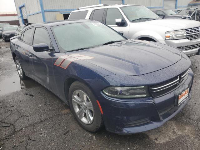 2C3CDXBG2FH861936 - 2015 DODGE CHARGER SE BLUE photo 4