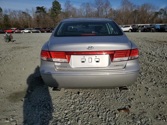 KMHFC46F96A042914 - 2006 HYUNDAI AZERA SE SILVER photo 6