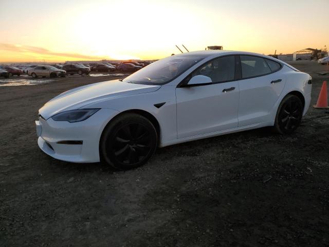 5YJSA1E56PF512308 - 2023 TESLA MODEL S Սպիտակ լուսանկար 1
