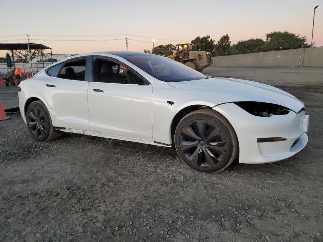5YJSA1E56PF512308 - 2023 TESLA MODEL S Սպիտակ լուսանկար 4