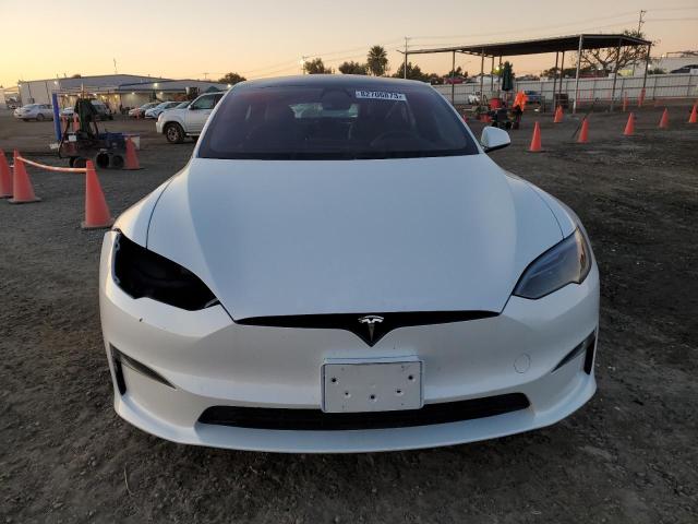 5YJSA1E56PF512308 - 2023 TESLA MODEL S Սպիտակ լուսանկար 5