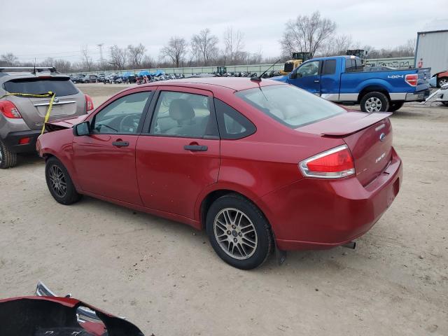 1FAHP3FN7BW179873 - 2011 FORD FOCUS SE RED photo 2