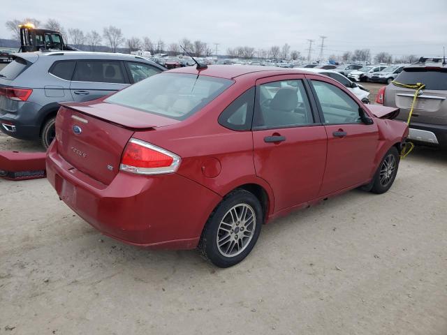 1FAHP3FN7BW179873 - 2011 FORD FOCUS SE RED photo 3