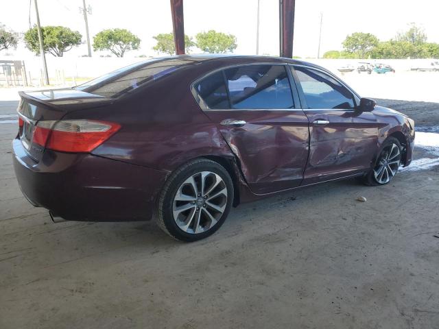 1HGCR2F52FA138046 - 2015 HONDA ACCORD SPORT 勃艮第红 照片 3