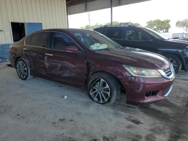1HGCR2F52FA138046 - 2015 HONDA ACCORD SPORT 勃艮第红 照片 4