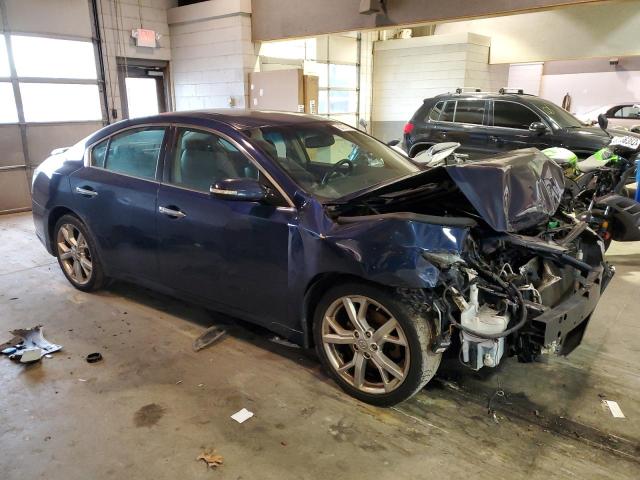 1N4AA5AP8CC839753 - 2012 NISSAN MAXIMA S BLUE photo 4