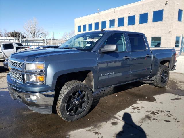 3GCUKREC4EG495437 - 2014 CHEVROLET SILVERADO K1500 LT TEAL photo 1