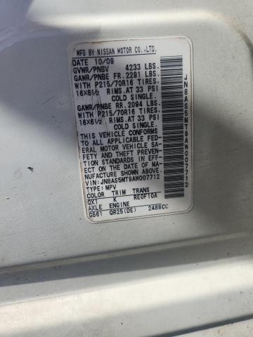 JN8AS5MT9AW007712 - 2010 NISSAN ROGUE S Ağ foto 13