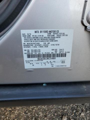 MAJ6S3GL2KC254001 - 2019 FORD ECOSPORT SE Күміс фото 14