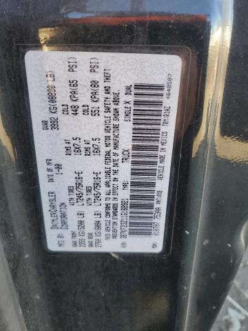 3B7KF23Z11G168921 - 2001 DODGE RAM 2500 Noir photo 12