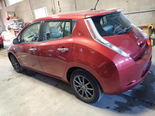 JN1AZ0CP4CT025024 - 2012 NISSAN LEAF SV RED photo 2