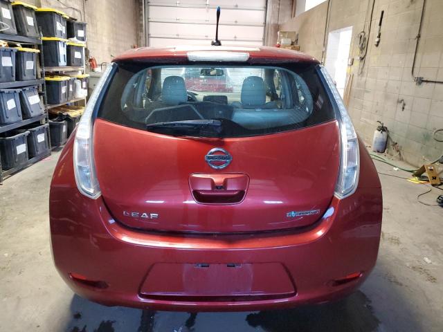 JN1AZ0CP4CT025024 - 2012 NISSAN LEAF SV RED photo 6