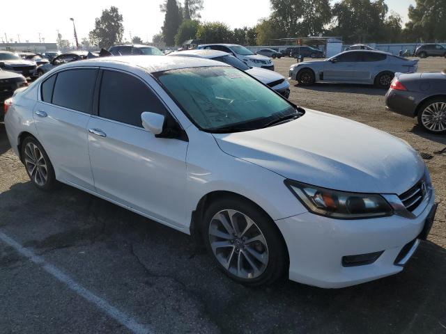 1HGCR2F50FA052573 - 2015 HONDA ACCORD SPORT თეთრი ფოტო 4