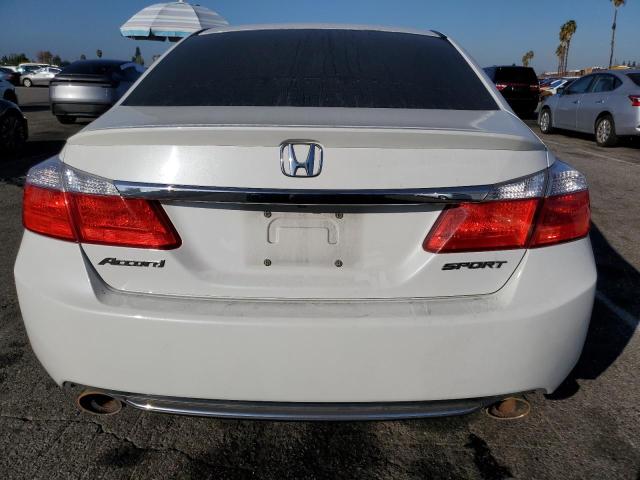 1HGCR2F50FA052573 - 2015 HONDA ACCORD SPORT თეთრი ფოტო 6