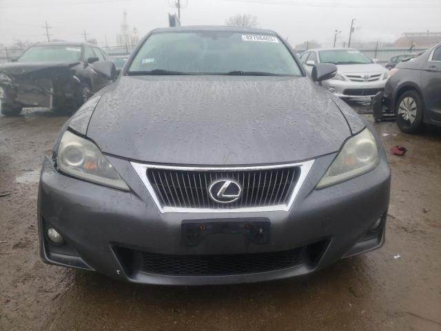 JTHCF5C27D5063299 - 2013 LEXUS IS 250 GRAY photo 5