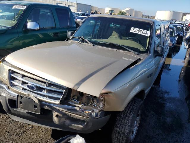 1FTYR44E12PA90338 - 2002 FORD RANGER SUPER CAB TAN photo 1