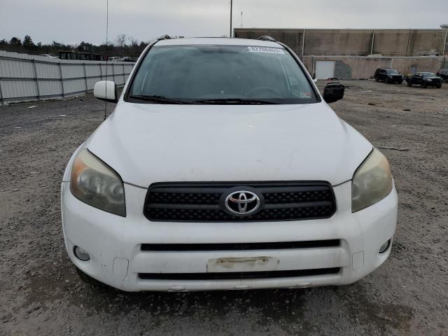 JTMBD32V575064152 - 2007 TOYOTA RAV4 SPORT WHITE photo 5