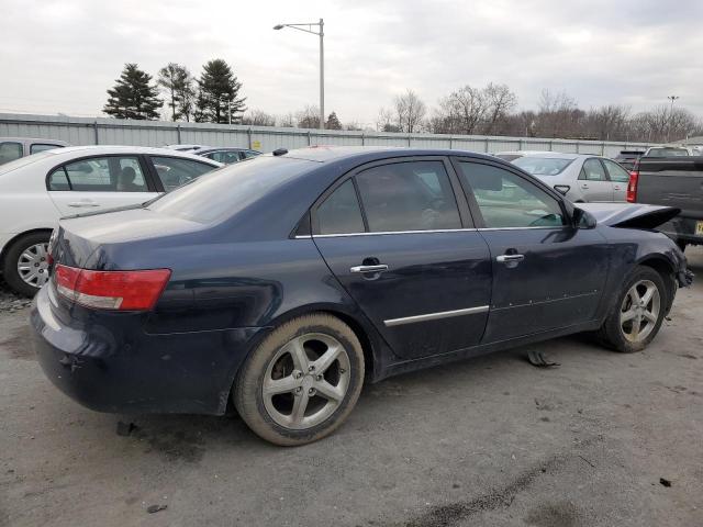 5NPEU46C58H383337 - 2008 HYUNDAI SONATA SE BLUE photo 3