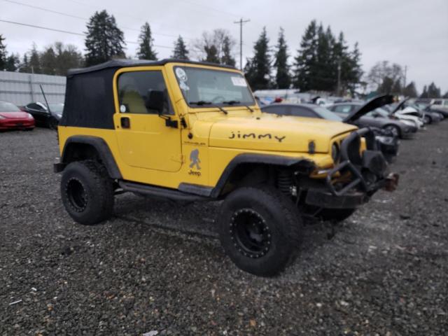 1J4FA29P0YP797382 - 2000 JEEP WRANGLER / SE YELLOW photo 4