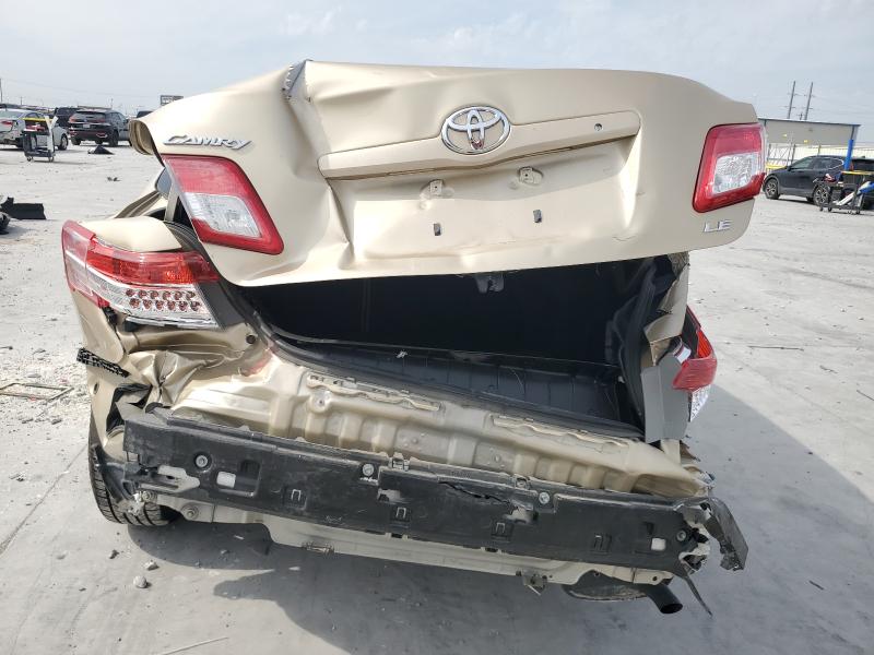 4T1BF3EK7BU693594 - 2011 TOYOTA CAMRY BASE BEIGE photo 6