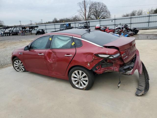 5XXGT4L37JG200294 - 2018 KIA OPTIMA LX MAROON photo 2