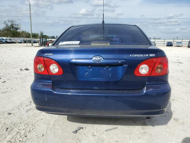 1NXBR32EX6Z621560 - 2006 TOYOTA COROLLA CE BLUE photo 6