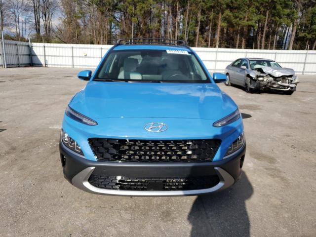 KM8K5CA37NU824044 - 2022 HYUNDAI KONA LIMITED BLUE photo 5