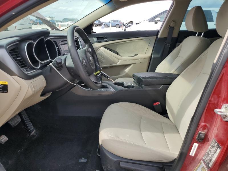 5XXGM4A74FG423516 - 2015 KIA OPTIMA LX 红色 照片 7