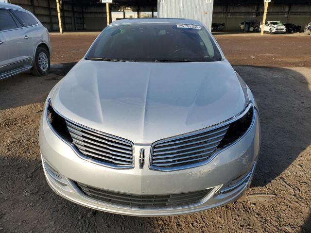 3LN6L2LUXGR606262 - 2016 LINCOLN MKZ HYBRID SILVER photo 5