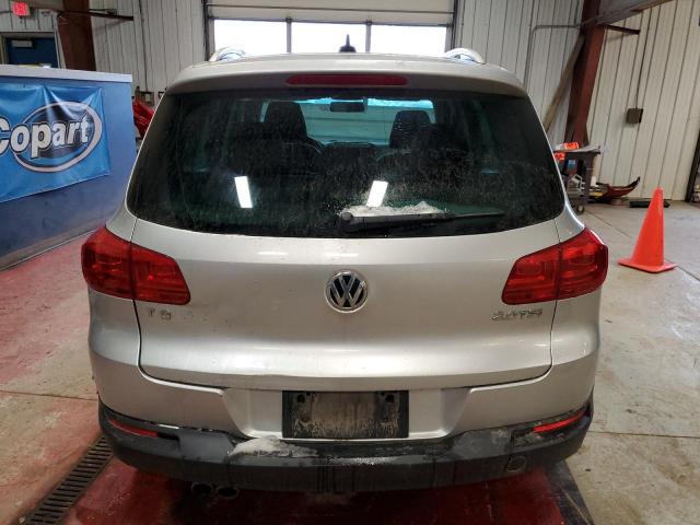 WVGAV3AX5EW528507 - 2014 VOLKSWAGEN TIGUAN S SILVER photo 6