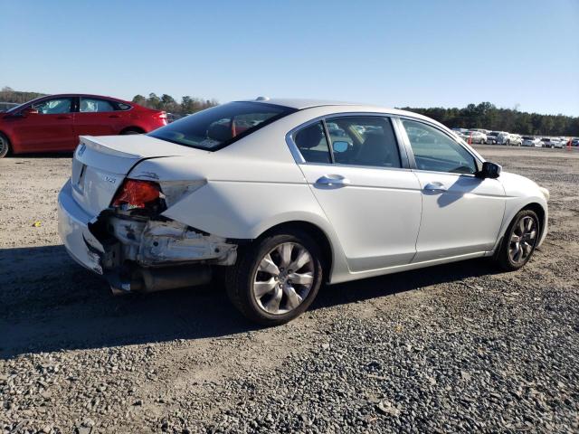 1HGCP36868A038542 - 2008 HONDA ACCORD EXL WHITE photo 3