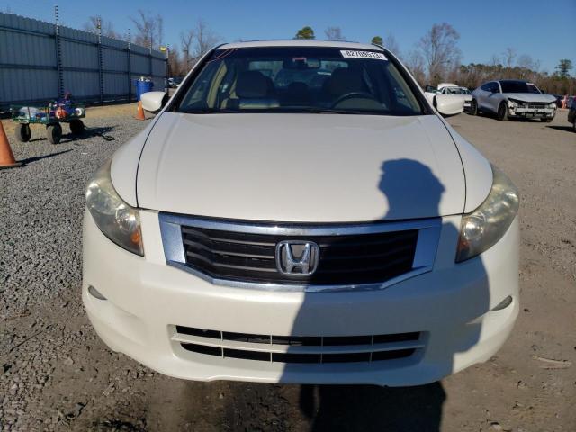 1HGCP36868A038542 - 2008 HONDA ACCORD EXL WHITE photo 5