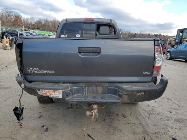 3TMMU4FN9DM057803 - 2013 TOYOTA TACOMA DOUBLE CAB LONG BED GRAY photo 6