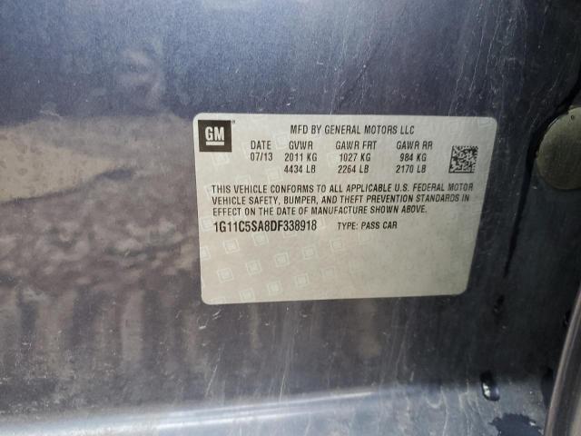 1G11C5SA8DF338918 - 2013 CHEVROLET MALIBU 1LT 蓝色 照片 13