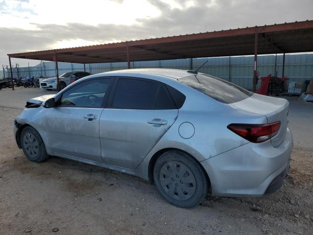 3KPA24AD5LE328176 - 2020 KIA RIO LX SILVER photo 2