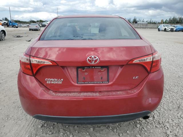 2T1BURHE7HC923871 - 2017 TOYOTA COROLLA L Qırmızı foto 6