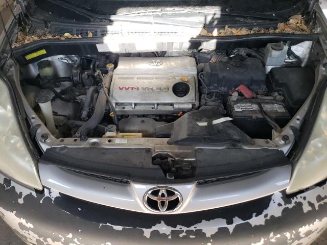 5TDZA23C16S481260 - 2006 TOYOTA SIENNA CE SILVER photo 12