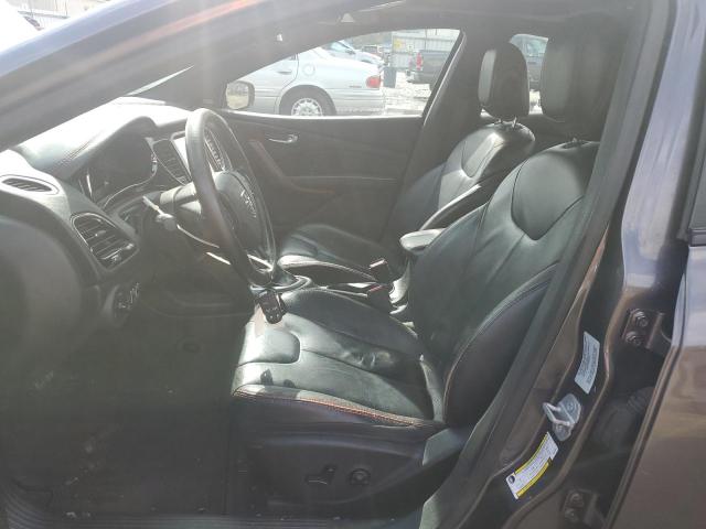 1C3CDFEBXED918891 - 2014 DODGE DART GT CHARCOAL photo 7