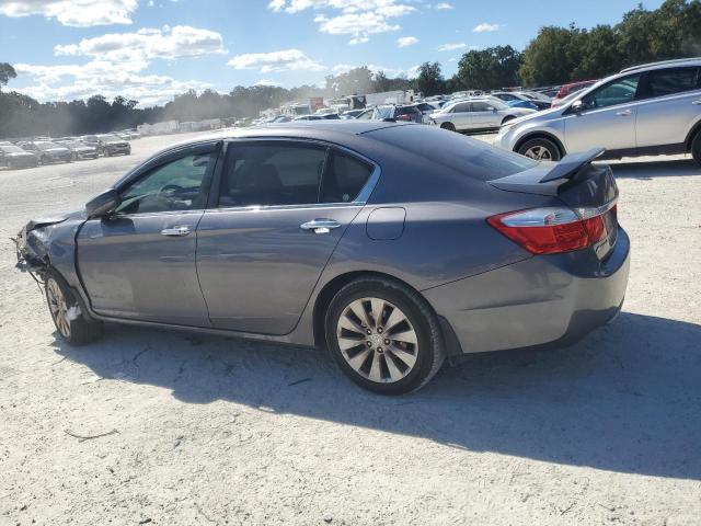 1HGCR2F89FA174665 - 2015 HONDA ACCORD EXL GRAY photo 2
