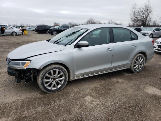 3VW2K7AJ6BM028577 - 2011 VOLKSWAGEN JETTA BASE SILVER photo 1